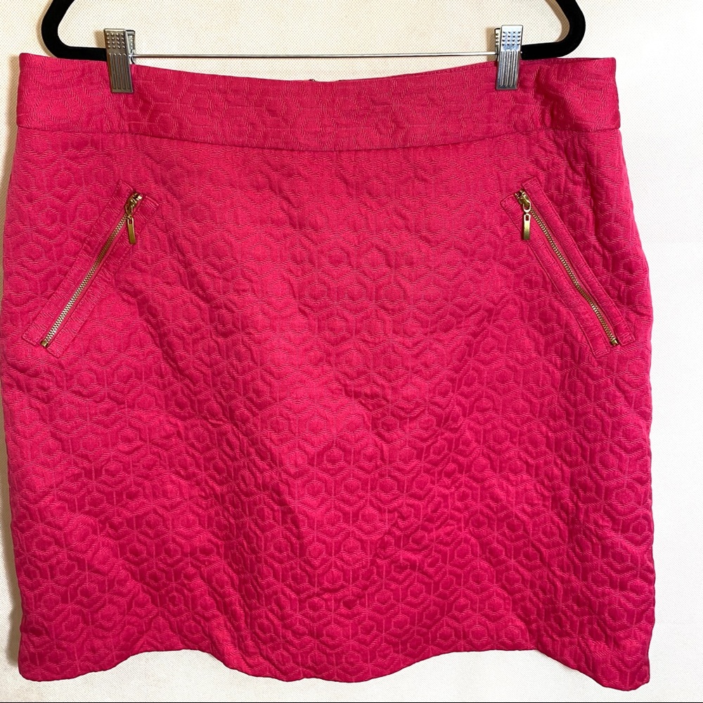 Hot Pink Quilted Skirt